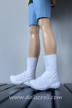 Mattel - Barbie - Fashionistas #175 - Ken - Fashionista Ken Long-Sleeve Colorful Striped Shirt - Doll
